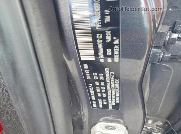 ZARFAMAN0K7621022 2019 ALFA ROMEO GIULIA Charcoal ძრავის განყოფილების ხედი