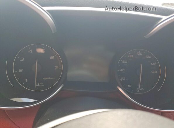 ZARFAMAN0K7621022 2019 ALFA ROMEO GIULIA Charcoal ხელსაწყოთა პანელის ხედი