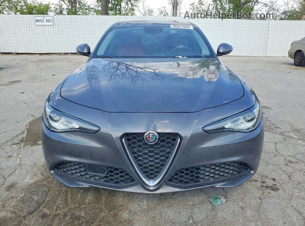 ZARFAMAN0K7621022 2019 ALFA ROMEO GIULIA Charcoal წინა ხედი