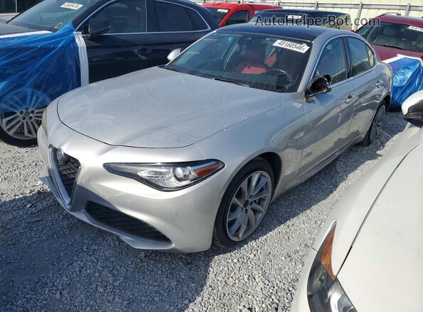 ZARFAMAN0M7641922 2021 ALFA ROMEO GIULIA Серебряный Передняя левая четверть