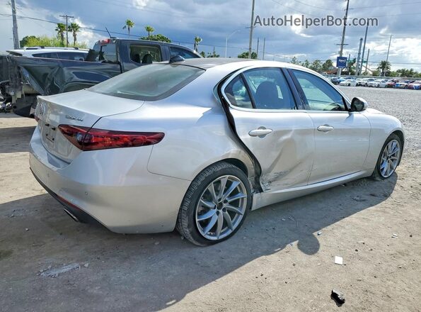 ZARFAMAN0M7641922 2021 ALFA ROMEO GIULIA Серебряный Задняя правая четверть