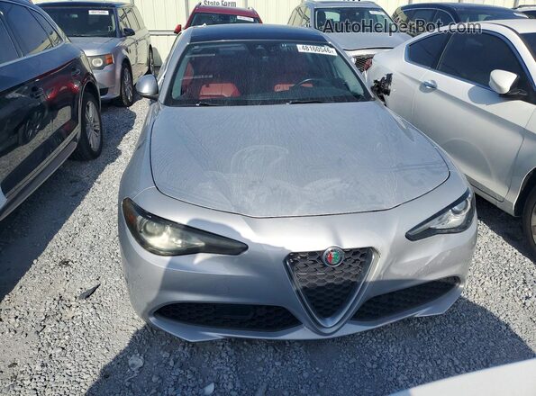 ZARFAMAN0M7641922 2021 ALFA ROMEO GIULIA Серебряный Вид спереди