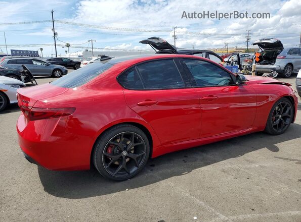 ZARFAMAN1K7622504 2019 ALFA ROMEO GIULIA Красный Задняя правая четверть