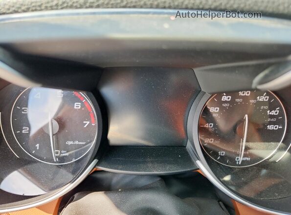 ZARFAMAN3K7612346 2019 ALFA ROMEO GIULIA Blue ხელსაწყოთა პანელის ხედი