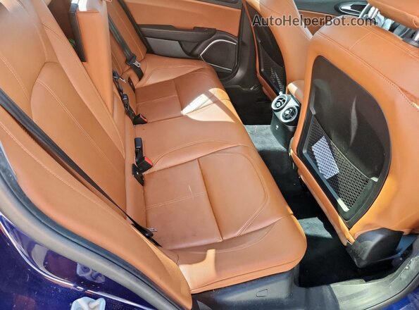 ZARFAMAN3K7612346 2019 ALFA ROMEO GIULIA Blue უკანა სავარძლების ხედი