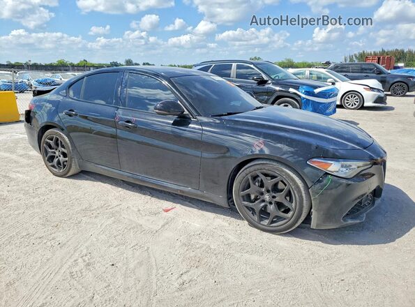 ZARFAMAN3M7645060 2021 ALFA ROMEO GIULIA Черный Передняя правая четверть