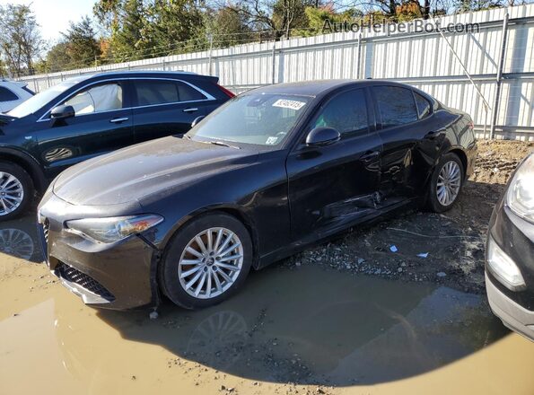 ZARFAMAN3N7655217 2022 ALFA ROMEO GIULIA Черный Передняя левая четверть