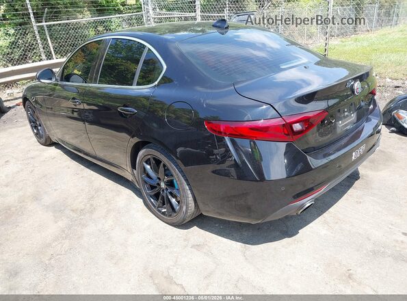 ZARFAMAN5M7640202 2021 ALFA ROMEO GIULIA Black Tył lewy