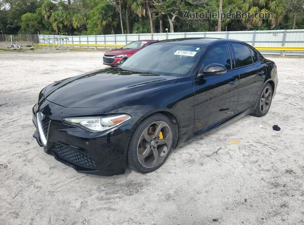 ZARFAMAN8K7598220 2019 ALFA ROMEO GIULIA Black Przód lewy