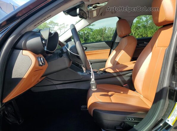 ZARFAMAN8K7598220 2019 ALFA ROMEO GIULIA Black Widok wnętrza z przodu