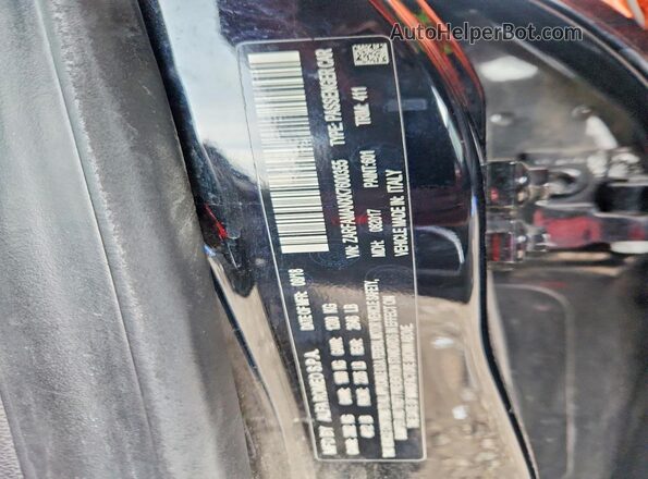 ZARFAMANXK7600355 2019 ALFA ROMEO GIULIA Black Շարժիչի բաժամունքի տեսք