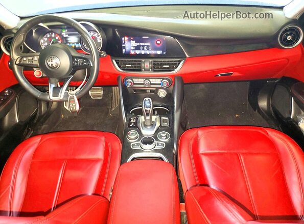 ZARFAMANXM7649140 2021 ALFA ROMEO GIULIA Gray წინა პანელის ხედი
