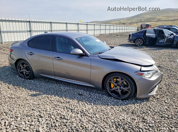 ZARFAMBN3K7605816 2019 ALFA ROMEO GIULIA Серый Передняя правая четверть