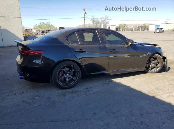 ZARFAMBN3K7606612 2019 ALFA ROMEO GIULIA Black Հետևի աջ