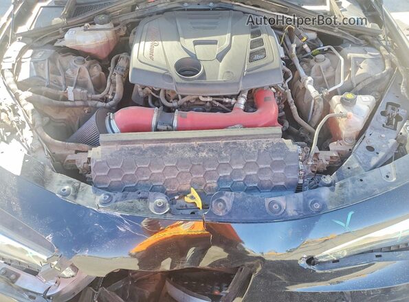 ZARFAMBN3K7606612 2019 ALFA ROMEO GIULIA Black Սալոնի հետևի տեսք