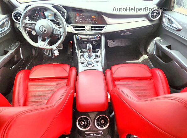 ZARFAMBN3N7660416 2022 ALFA ROMEO GIULIA White წინა პანელის ხედი