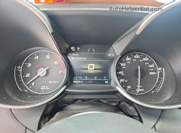 ZARFAMBN3N7660416 2022 ALFA ROMEO GIULIA White ხელსაწყოთა პანელის ხედი