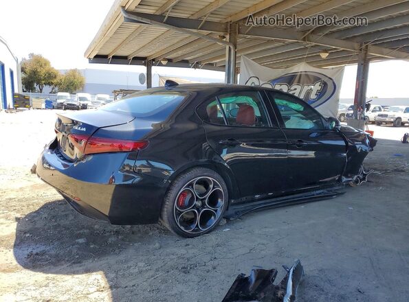 ZARFAMBN4N7656858 2022 ALFA ROMEO GIULIA Black Հետևի աջ