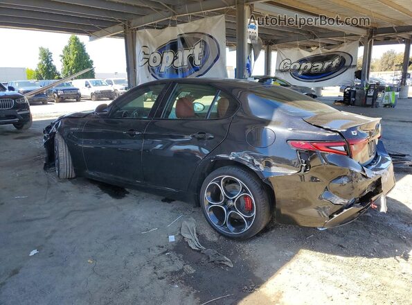 ZARFAMBN4N7656858 2022 ALFA ROMEO GIULIA Black Հետևի ձախ
