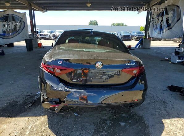 ZARFAMBN4N7656858 2022 ALFA ROMEO GIULIA Black Հետևի տեսք