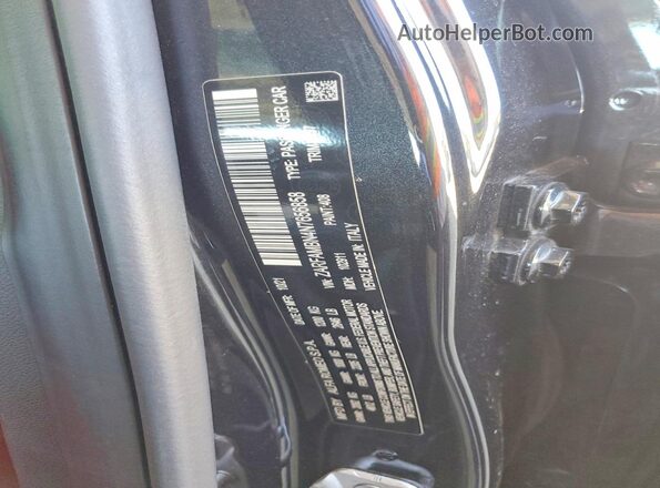 ZARFAMBN4N7656858 2022 ALFA ROMEO GIULIA Black Շարժիչի բաժամունքի տեսք