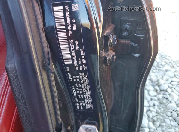 ZARFAMBN6K7622755 2019 ALFA ROMEO GIULIA Black Շարժիչի բաժամունքի տեսք