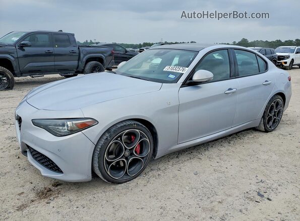 ZARFAMBN6N7654657 2022 ALFA ROMEO GIULIA Серебряный Передняя левая четверть