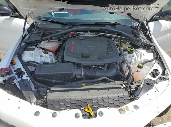 ZARFAMBN7M7644878 2021 ALFA ROMEO GIULIA Белый Вид задней части салона