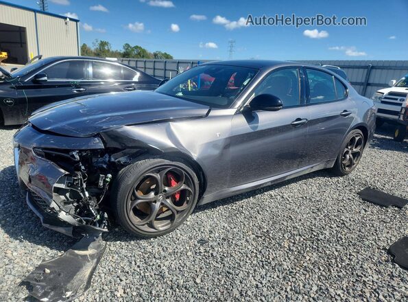 ZARFAMBN8R7682837 2024 ALFA ROMEO GIULIA Gray Przód lewy