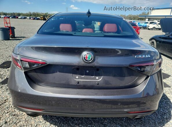 ZARFAMBN8R7682837 2024 ALFA ROMEO GIULIA Gray Widok z tyłu