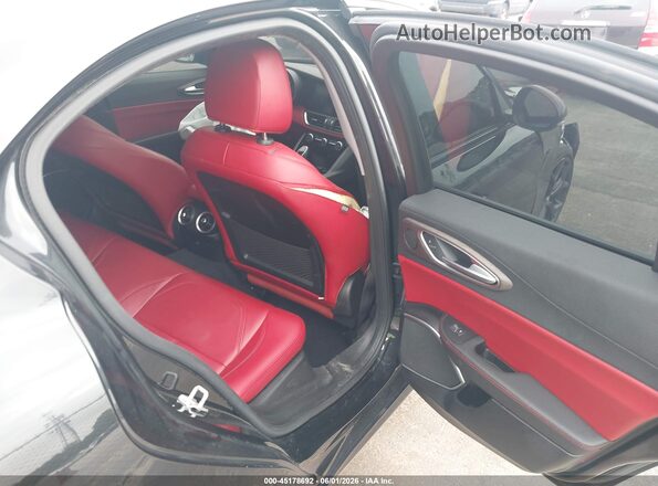 ZARFAMBN9M7644042 2021 ALFA ROMEO GIULIA Black VIN კოდის სტიკერის ხედი