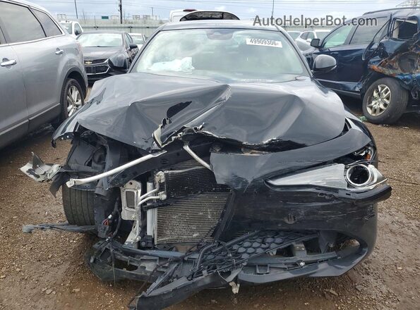 ZARFAMBNXK7600323 2019 ALFA ROMEO GIULIA Black Widok z przodu