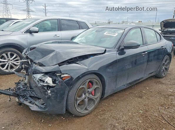 ZARFAMBNXK7600323 2019 ALFA ROMEO GIULIA Black Przód lewy