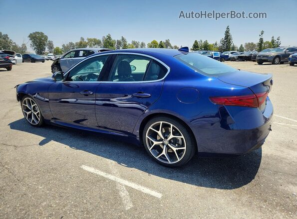 ZARFAMBNXK7604078 2019 ALFA ROMEO GIULIA Синий Задняя левая четверть