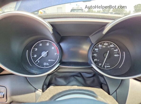 ZARFAMBNXK7604078 2019 ALFA ROMEO GIULIA Синий Вид щитка приборов