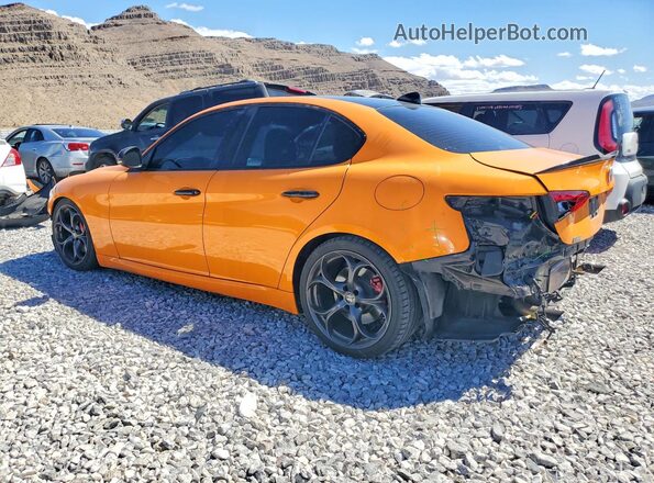 ZARFAMBNXK7621205 2019 ALFA ROMEO GIULIA Orange Tył lewy