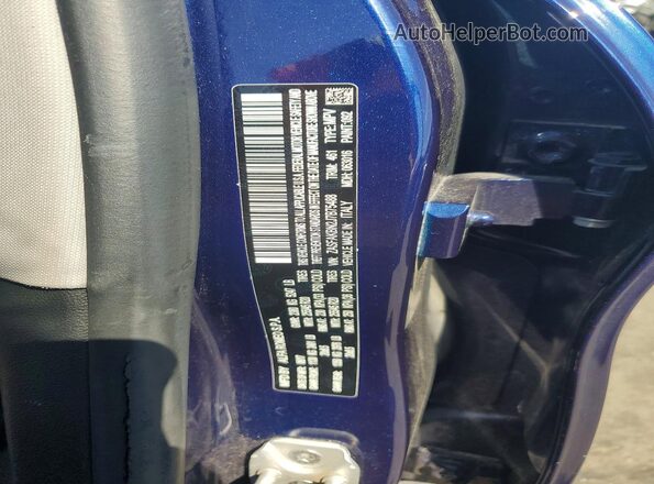 ZASFAKBN2J7B75488 2018 ALFA ROMEO STELVIO Blue Vista de la etiqueta del VIN