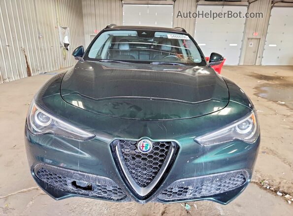 ZASFAKPN4J7C15305 2018 ALFA ROMEO STELVIO Green Вид спереду