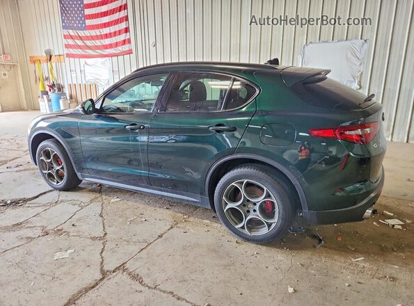 ZASFAKPN4J7C15305 2018 ALFA ROMEO STELVIO Green Задня ліва чверть