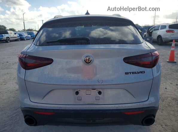 ZASPAJAN0L7C90819 2020 ALFA ROMEO STELVIO Серебряный Вид сзади