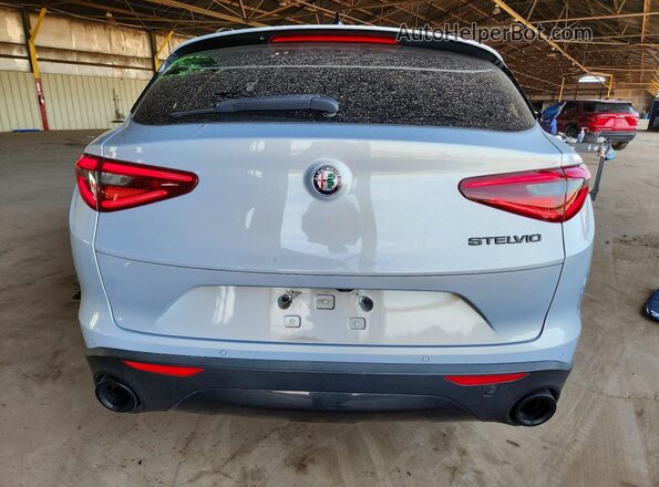 ZASPAJAN1L7C98671 2020 ALFA ROMEO STELVIO Blue Widok z tyłu