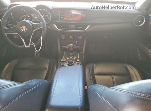 ZASPAJAN3K7C70448 2019 ALFA ROMEO STELVIO Blue Dashboard view