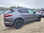 2019 Alfa Romeo Stelvio Quadrifoglio Gray vin: ZASPAKAN8K7C69219
