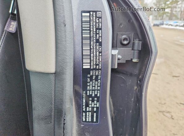 ZASPAKAN8K7C69219 2019 ALFA ROMEO STELVIO Gray 360 interior view
