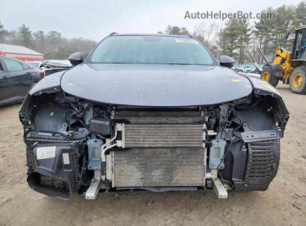 ZASPAKAN8K7C69219 2019 ALFA ROMEO STELVIO Gray Front view