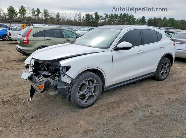 ZASPAKBN0K7C30588 2019 ALFA ROMEO STELVIO White Przód lewy