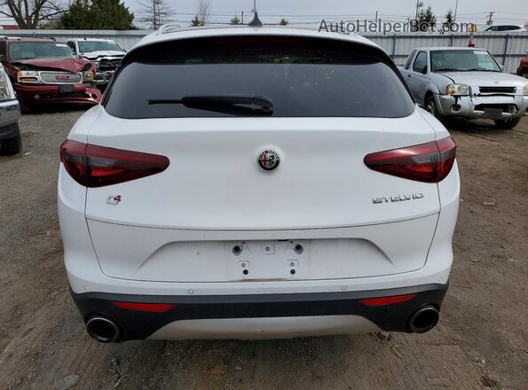ZASPAKBN0K7C30588 2019 ALFA ROMEO STELVIO White Widok z tyłu