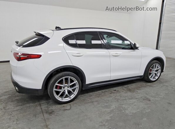 ZASPAKBN0K7C51201 2019 ALFA ROMEO STELVIO Белый Задняя правая четверть