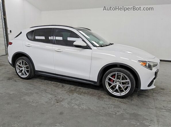 ZASPAKBN0K7C51201 2019 ALFA ROMEO STELVIO Белый Передняя правая четверть