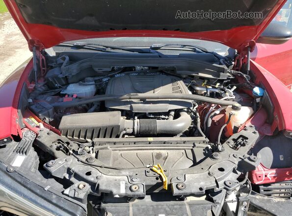 ZASPAKBN1L7C76934 2020 ALFA ROMEO STELVIO Красный Вид подкапотного пространства